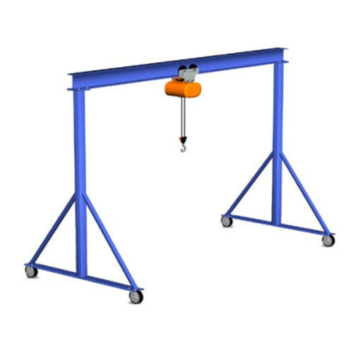 GorbelA® Steel Gantry Crane, 12' Span & 10' Fixed Height, 2000 Lb. Capacity