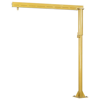 Contrx Workstation Jib Crane, 100 Lb. Capacity, 10' Under Beam Height, 8' Span