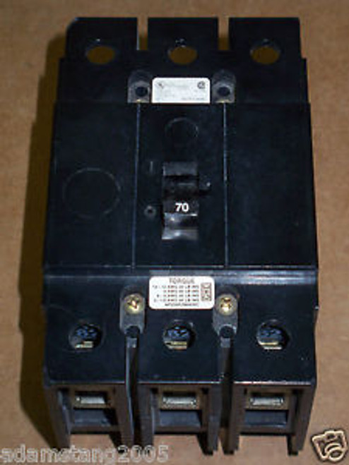 Cutler Hammer GHC 3 pole 70 amp 480y/277v GHC3070 Circuit Breaker chipped