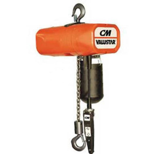 CM Valuestar Electric Chain Hoist with Chain Container - 2,000 lb. Capacity