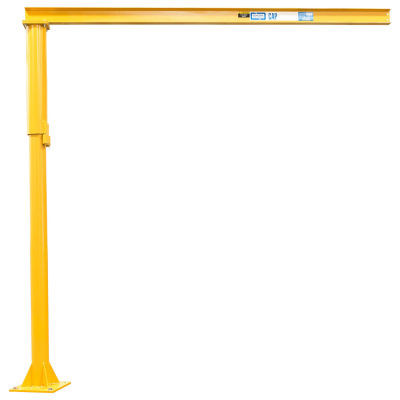 Contrx Medium Duty Floor Mounted Jib Crane, 2000 Lb. Capacity, 8' Under Beam Height, 8' Span