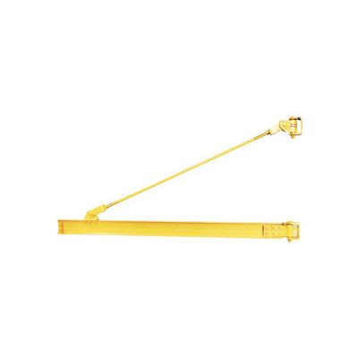 Abell-HoweA® Top-Braced Wall Mounted Jib Crane 900035 4000 Lb Cap 28' Span w/ 200A°Rotation