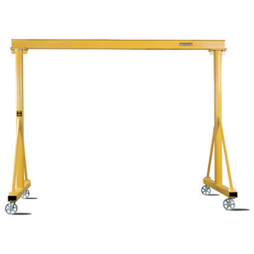 Contrx Portable Fixed Height Gantry Crane, 6000 Lb. Capacity, 12' Span, 10' Under Beam Height