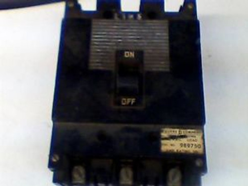 SQUARE D 989750 USED 3 POLE 50 AMP  240 VAC ..