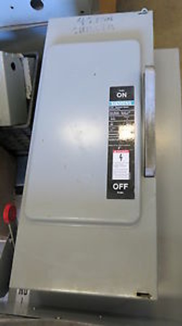 Siemens JN424, 200 AMP, 240 Volt FUSIBLE NEMA 1 DISCONNECT