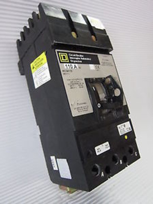 Square D I-Line KC34110 110 Amp Circuit Breaker 480V ILine S2 KC-34110 SqD 110A