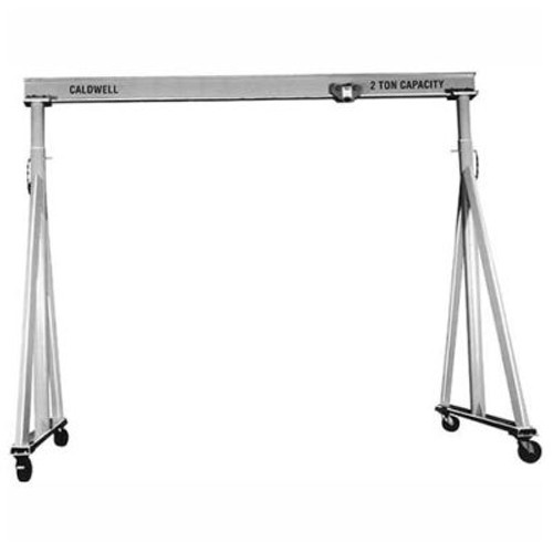 Caldwell KA90-1-7/6, Adjustable Aluminum Gantry, 1 Ton Capacity, 7' 6"Height, 6' 7"Span