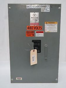 WESTINGHOUSE SLB ENCLOSED 3P 400A AMP 600/250V-AC/DC CIRCUIT BREAKER B275872