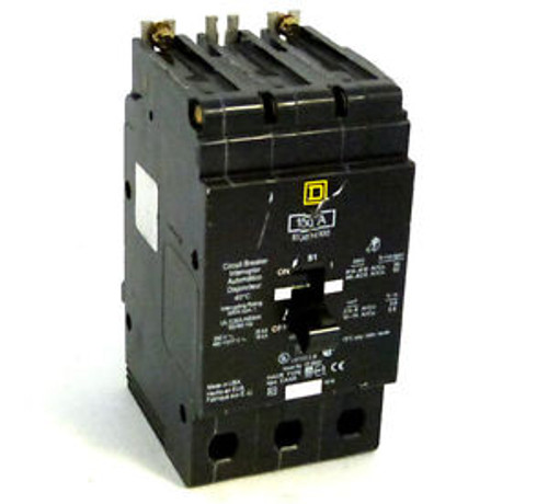 Square D EDB34100 100A 3-Pole 480V Circuit Breaker