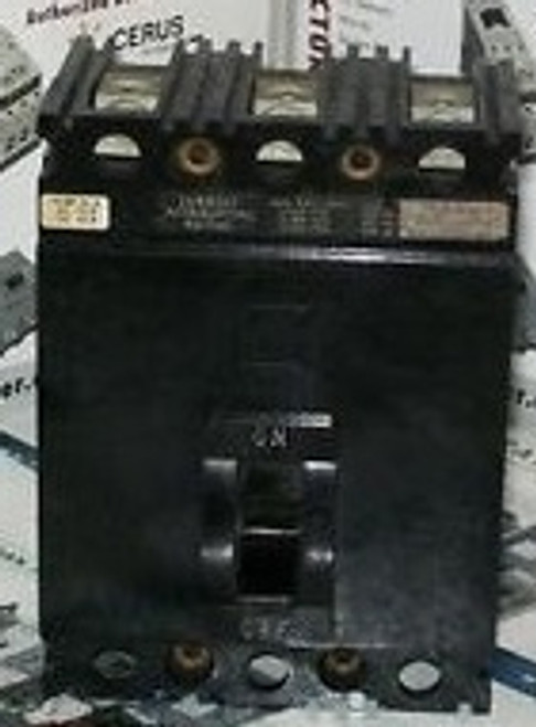 Used Square D FAL36030 Black Faced Circuit Breaker 3 pole 30 amp 600 volt