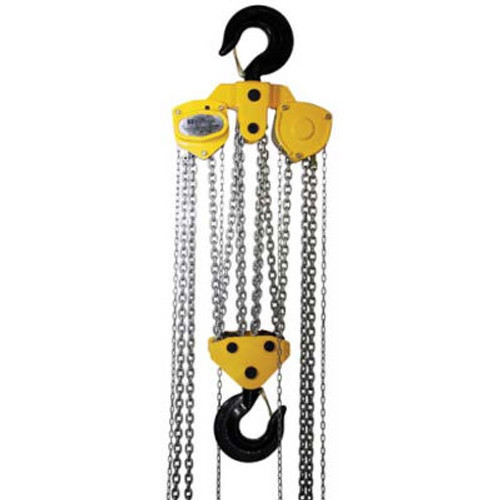 OZ Lifting Manual Chain Hoist With Std. Overload Protection 20 Ton Cap. 10' Lift