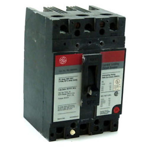 General Electric TEL136020WL 20A 3-Pole 600V Circuit Breaker 1 YEAR WARRANTY