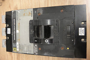 SQUARE-D CIRCUIT BREAKER 400AMP LAF36400  600VAC 3-POLE SERIES 4 60Hz