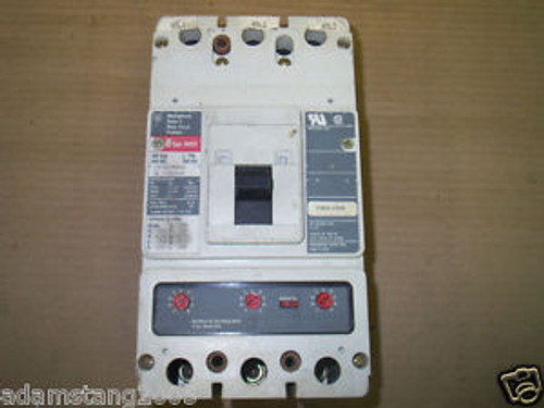 WESTINGHOUSE HMCP HMCP400K5W 3 POLE 400 AMP BREAKER chipped