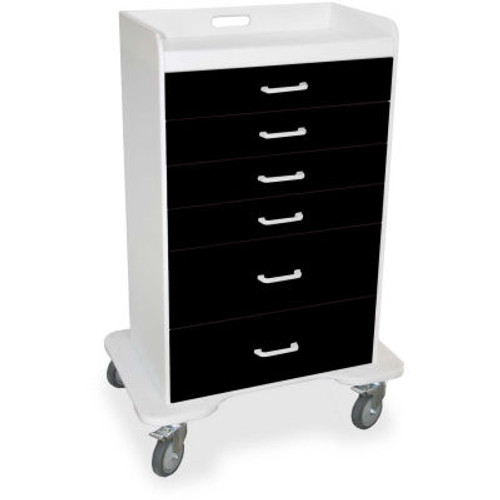 TrippNT-51358 Locking 6 Drawer Procedure Cart, Black, 31"W x 20"D x 48"H TrippNT-51358 Locking 6 Drawer Procedure Cart, Black, 31"W x 20"D x 48"H