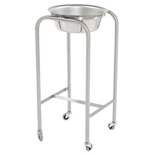 Blickman 7807MR-HB Single Basin Solution Stand with H-Brace, 15"W x 15"D x 33"H, MR Conditional