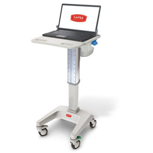 Capsa Healthcare LX5 Non-Powered Laptop Cart, No Drawers, 35 lbs. Weight Capacity