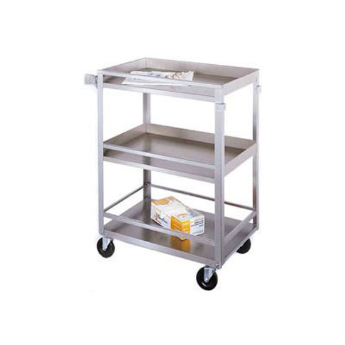 Lakeside ® 316 Guard Rail Stainless Steel Cart 27-1/2 x 16-1/4 x 33-3/8 300 Lb Cap