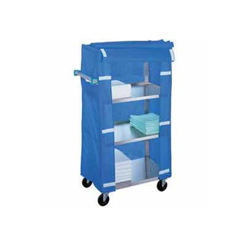 Lakeside ® 332 Stainless Steel Linen Service Cart with Nylon Cover, 300 lbs. Capacity