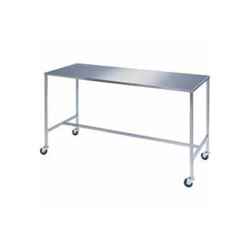 Lakeside ® 8386 Stainless Steel H-Brace Instrument Table - 20"L x 16"W x 34"H