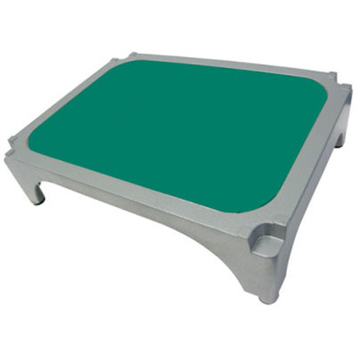 Imperial Surgical ® OR-36363-03 Aluminum Stackable Step Stool with Green Mat - Pkg Qty 4