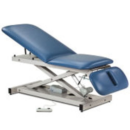 Clinton-80330 Open Base Power Table with Adjustable Backrest and Drop Section