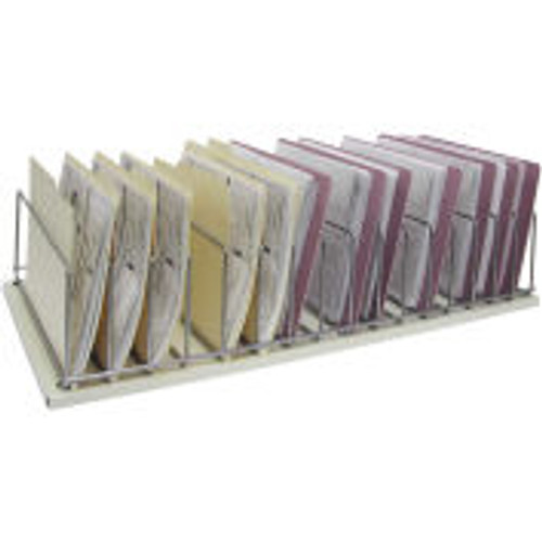 Omnimed ® Table Top Storage Rack, 16 Binder Capacity, Beige