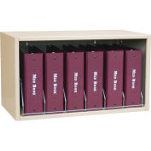 Omnimed« Cubbie File Storage Rack, 6 Binder Capacity, Beige Omnimed« Cubbie File Storage Rack, 6 Binder Capacity, Beige