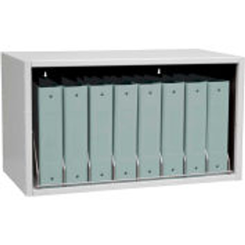 Omnimed« Cubbie File Storage Rack, 8 Binder Capacity, Light Gray