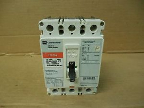 CUTLER HAMMER BREAKER FD3100L 100A 100 A AMP 600Vac 250Vdc 3 POLE