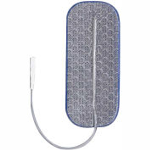 Dura-Stick® Premium Electrodes, 1.5 " x 3.5 " Rectangle, Stainless Steel Mesh, Blue Gel, 40/Case