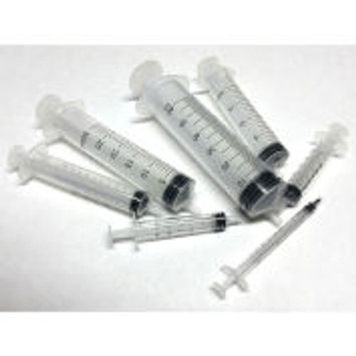 Qorpak 270871 Air-Tite Clear Luer Slip Tip Syringes, 1Ml, Case Of 4500