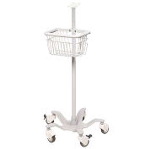 ADC® Mobile Stand with Basket For ADView® 2 Diagnostic Station, White