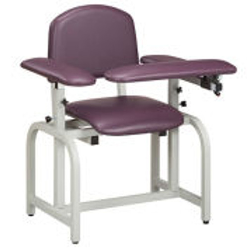 Clinton-66010 Lab X Series Standard Blood Drawing Chair with Padded Arms