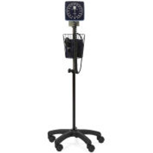 Medline MDS9407 Mobile Aneroid Sphygmomanometer with Adult Cuff