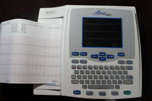 Burdick Quinton Atria 6100 Interpretative ECG EKG Machine
