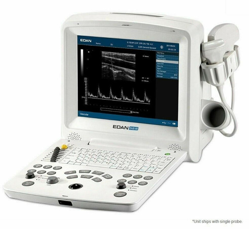 NEW EDAN DUS 60 Digital Ultrasound Diagnostic System w/12,1" LCD Screen, w/Probe