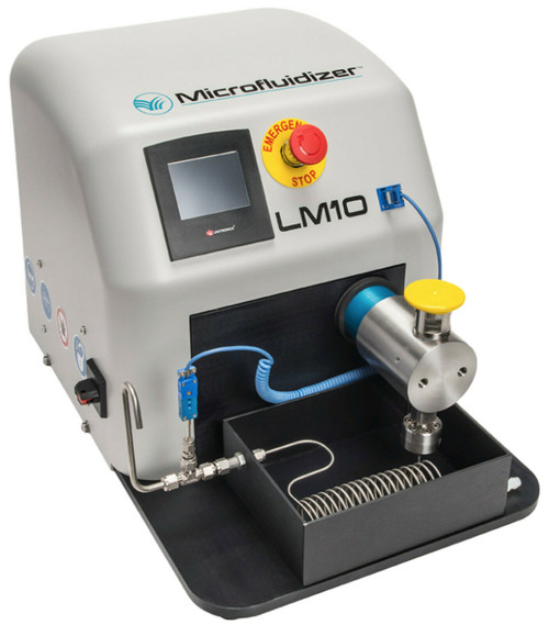 Microfluidics LM10 Microfluidizer High Shear Fluid Processor