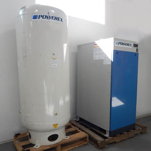 Powerex Air Compressor With Receiving Tank