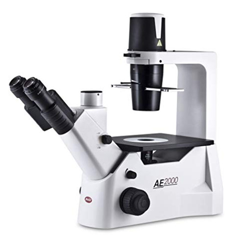 1100103800029 - Description : AE2000 Trinocular Inverted Microscope (with PL PH 20x) - Motic AE2000 Inverted Compound Microscope, Motic Instruments - Each