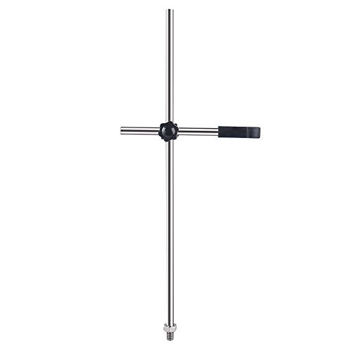 Magnetic Stirrer Stand, Four E's Scientific Metal Holder Height-Adjustable for Temperature Sensor (only Ideal for"Four E's Scientific" Lab Mechanical Mixer Stirrer)