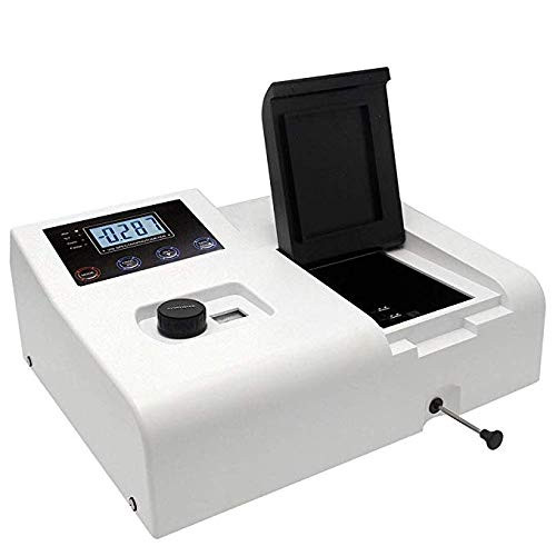 CGOLDENWALL 722N Portable Visible Spectrophotometer 4nm Lab Equipment 320-1020nm Wavelength Range 7 Inch Touch Screen, USB Interface