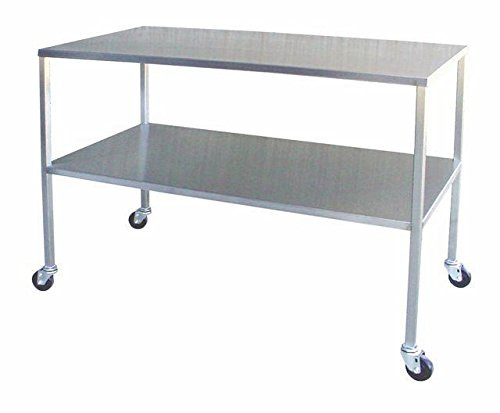 8353 - Tables with Shelf - Stainless Steel Instrument Table, Lakeside Manufacturing - Each
