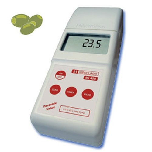 Milwaukee Instruments Mi490 Peroxide Value Photometer, 0 Degree C to 50 Degree C Temperature Range, 80 mm Height, 85 mm Width, 225 mm Length