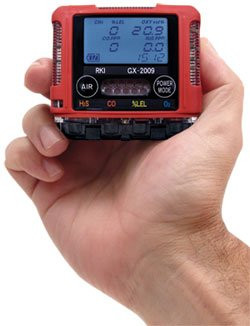 GX-2009, 2 gas, H2S / CO with alligator clip and 115 / 220 VAC charger by RKI Instruments