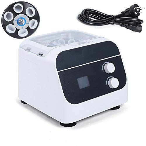 LianDu Desktop Centrifuge AC 110V Electric Lab Benchtop Centrifuge Machine Lab Medical Practice Centrifuges with 1-999min Timer and 4000RPM Speed Control, 1920xg Centrifugal Force (US Plug)