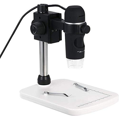 Big Shark Digital Microscope with Observation Stand Compatible (5M, 300x Magnification) Stand Magnifier with 8-LED Light Optical Instrument