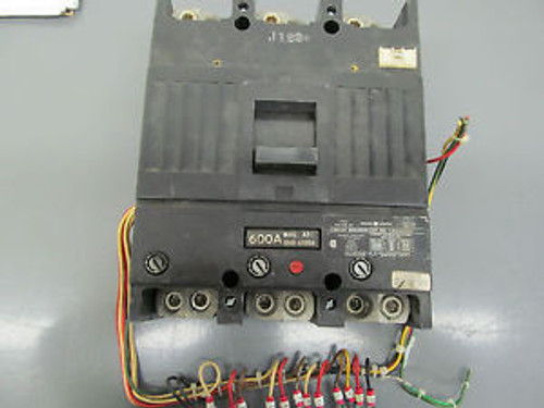 GE General Electric TJK636F000 600 Amp 600 V 3 Pole Circuit Breaker (Black)