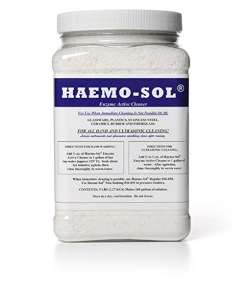 026-055 - Enzyme Active Instrument Cleaner - Haemo-Sol?ó Enzyme Active Instrument Cleaner - Case of 6 (5 lb)