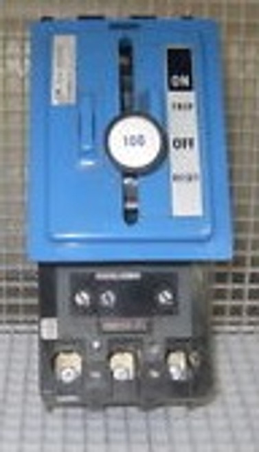 GE THFK236F000 circuit breaker 100 amp with Special Operating Handle and Tulips